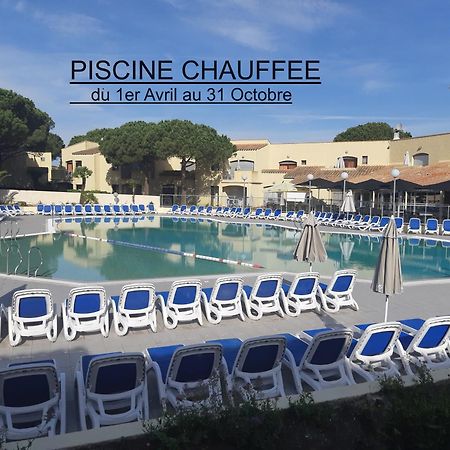 Studio Climatise Cosy Avec Grande Piscine Chauffee Agde Extérieur photo