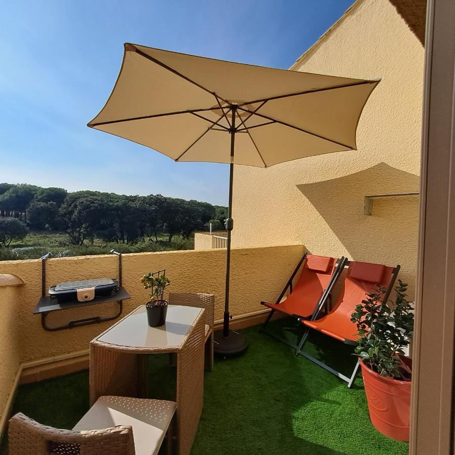 Studio Climatise Cosy Avec Grande Piscine Chauffee Agde Extérieur photo